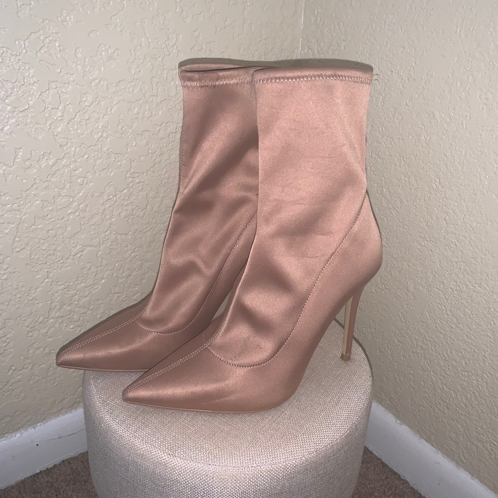 Blush TopShop booties/ boots
